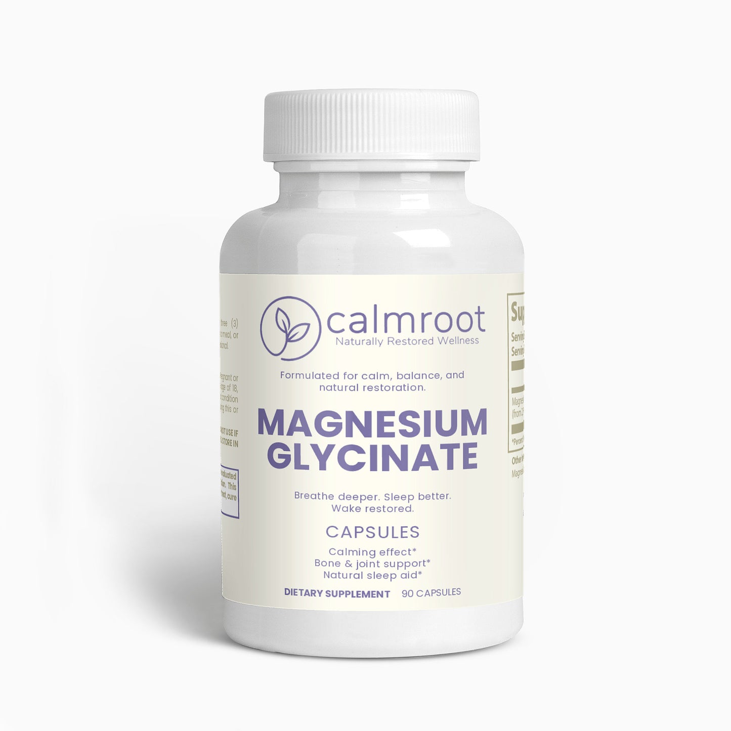 Magnesium Glycinate – Calm Your Body. Center Your Mind.